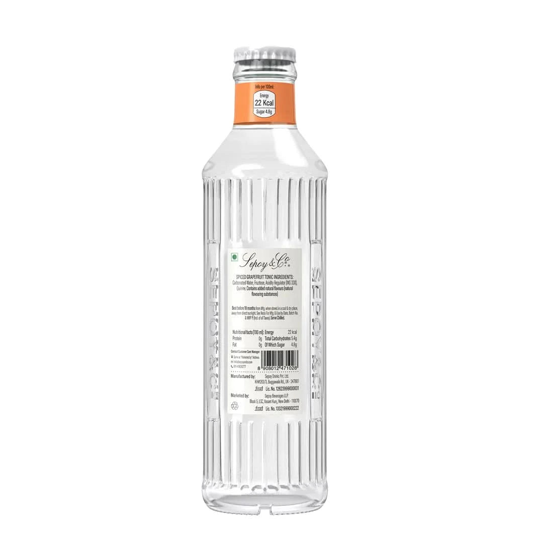 Sepoy & Co Grapefruit Tonic Water