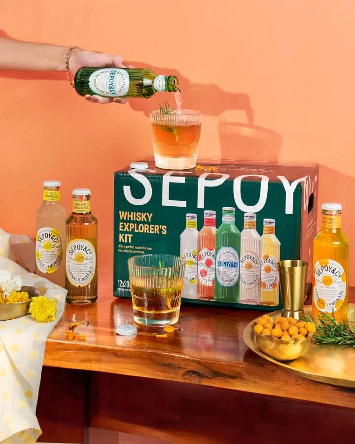 Cocktail Mixers Kit - Whiskey Pairing (12 pack)