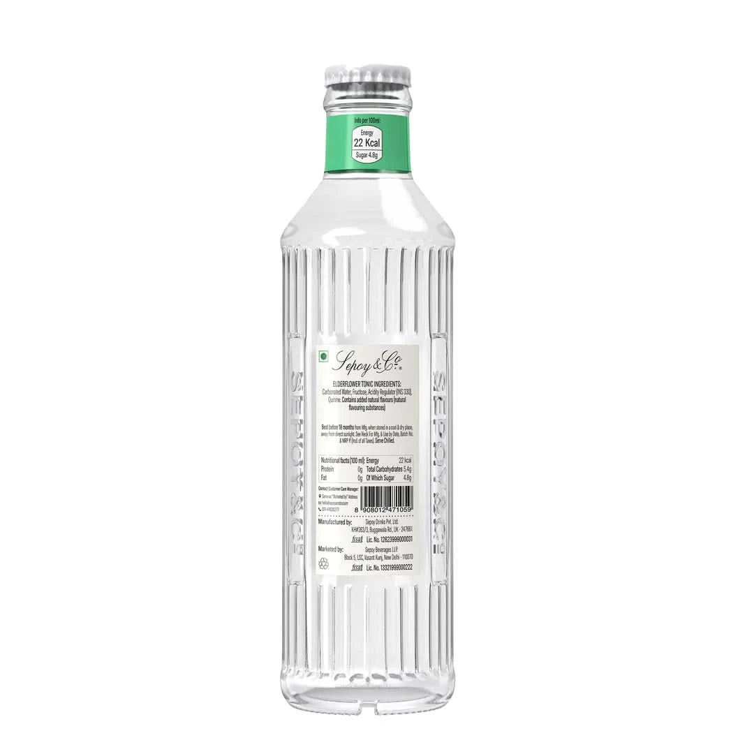 Sepoy & Co Elderflower Tonic Water