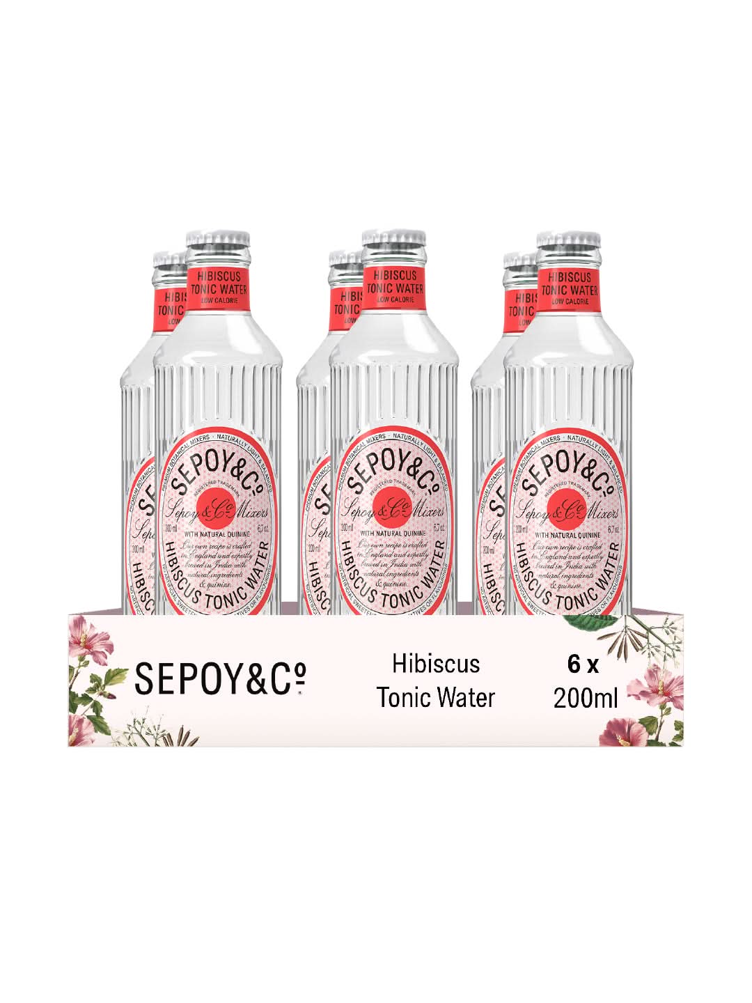 Hibiscus Tonic Water 200ml Multipack