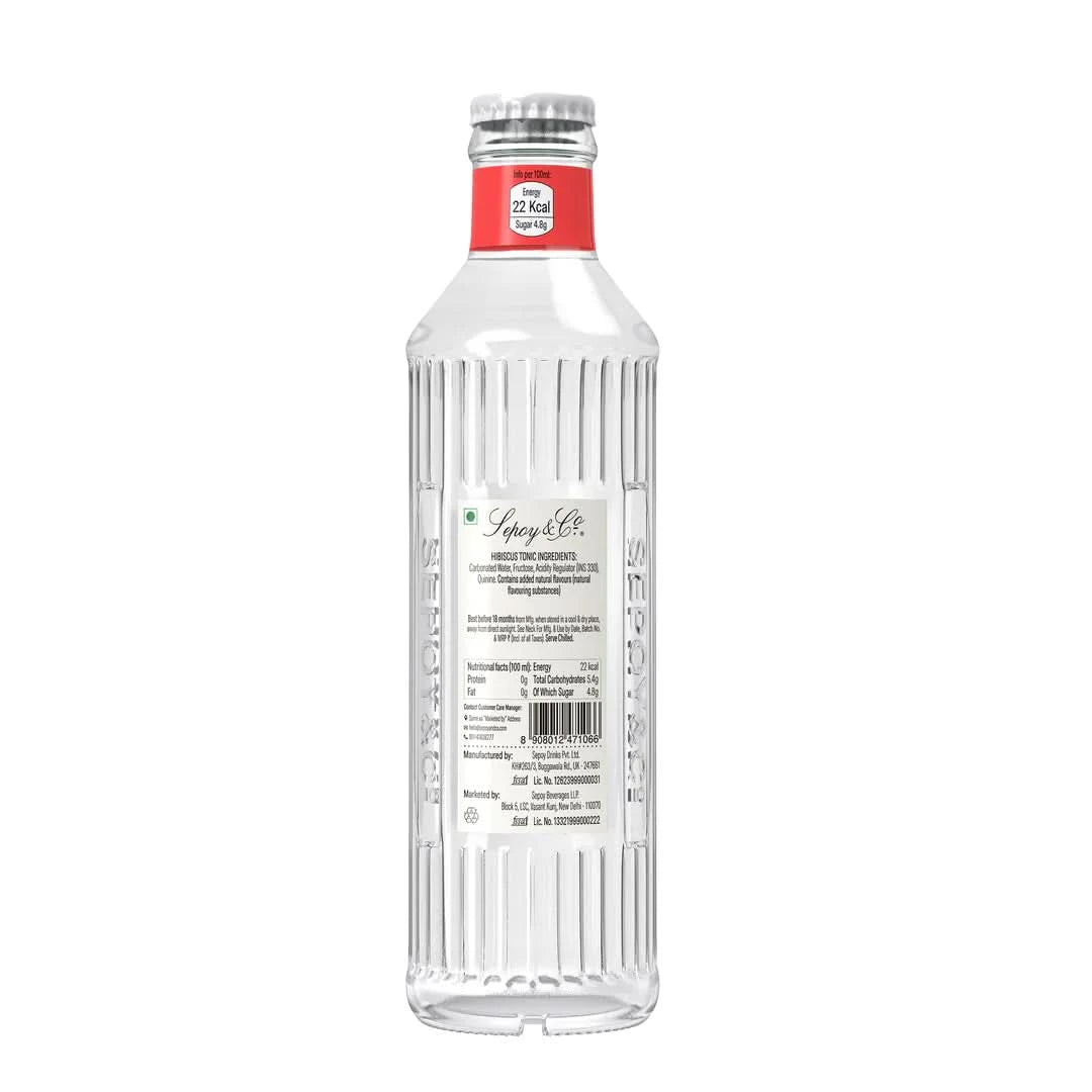 Sepoy & Co Hibiscus Tonic Water