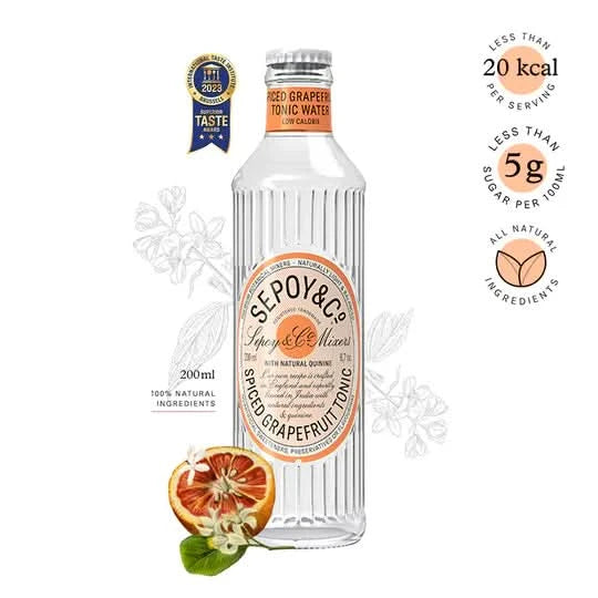 Spiced Grapefruit Tonic Water 200ml Multipack