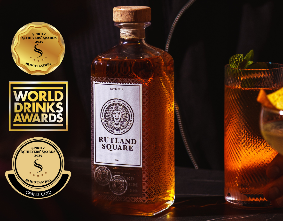 Chai-Spiced Scottish Rum 70cl w/t Rose Gold Gift Box, 41%ABV