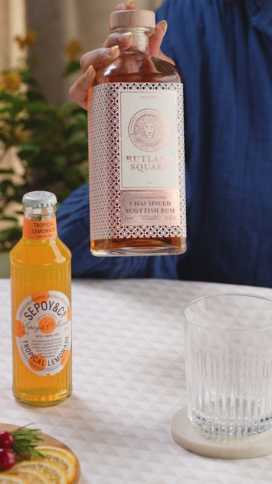 Spiced Scottish Rum with Carribean Base w/t Rose Gold Gift Box, 70cl 41%ABV