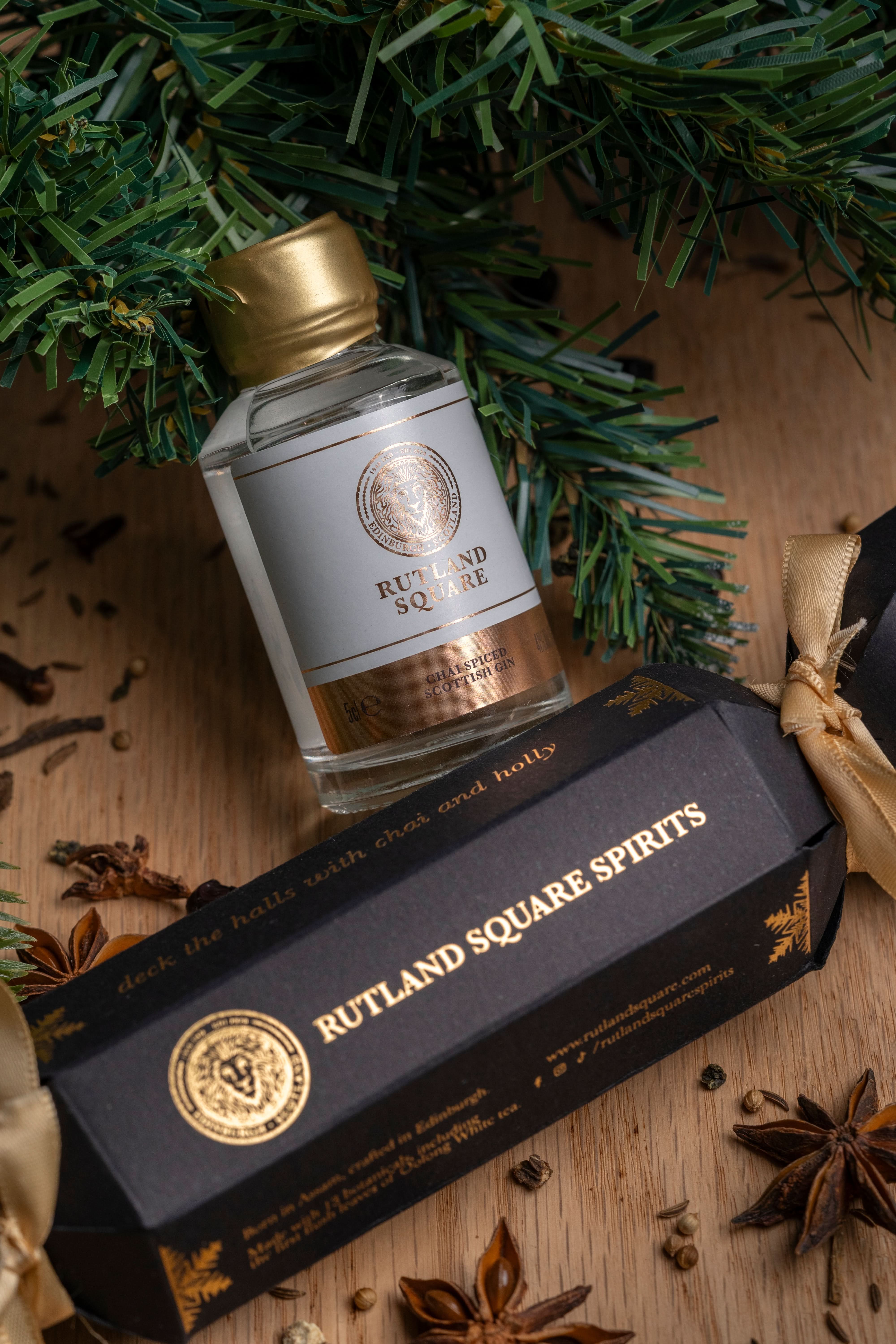 5cl Chai-Spiced Scottish Spirits. Choose from Gin & Rum