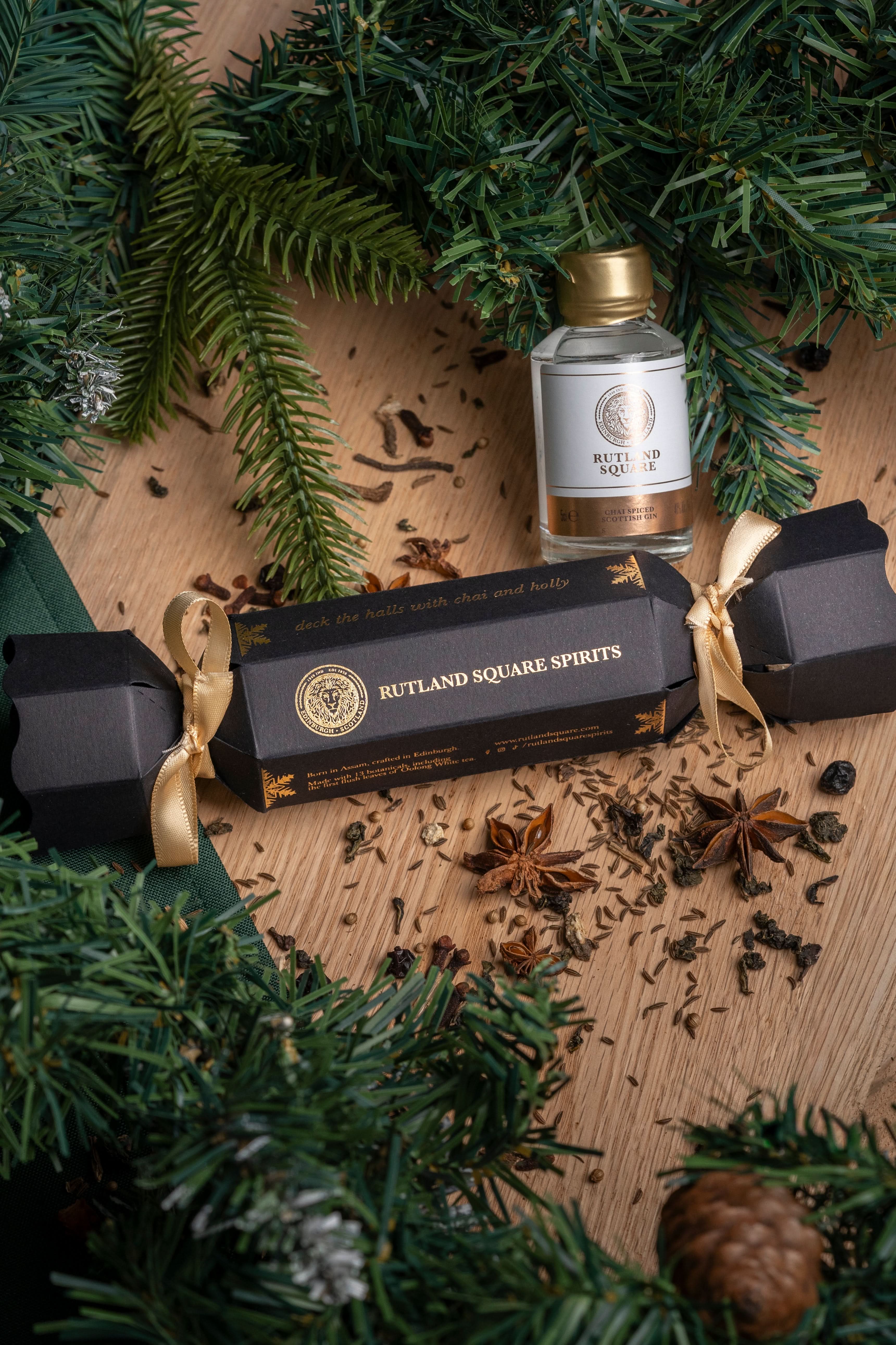 5cl Chai-Spiced Scottish Spirits. Choose from Gin & Rum